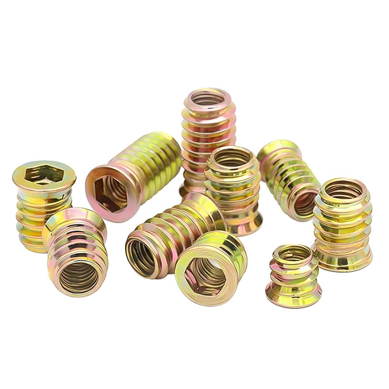 Qrity Pack of 20 Threaded Inserts Nuts, Screw Nuts, M4