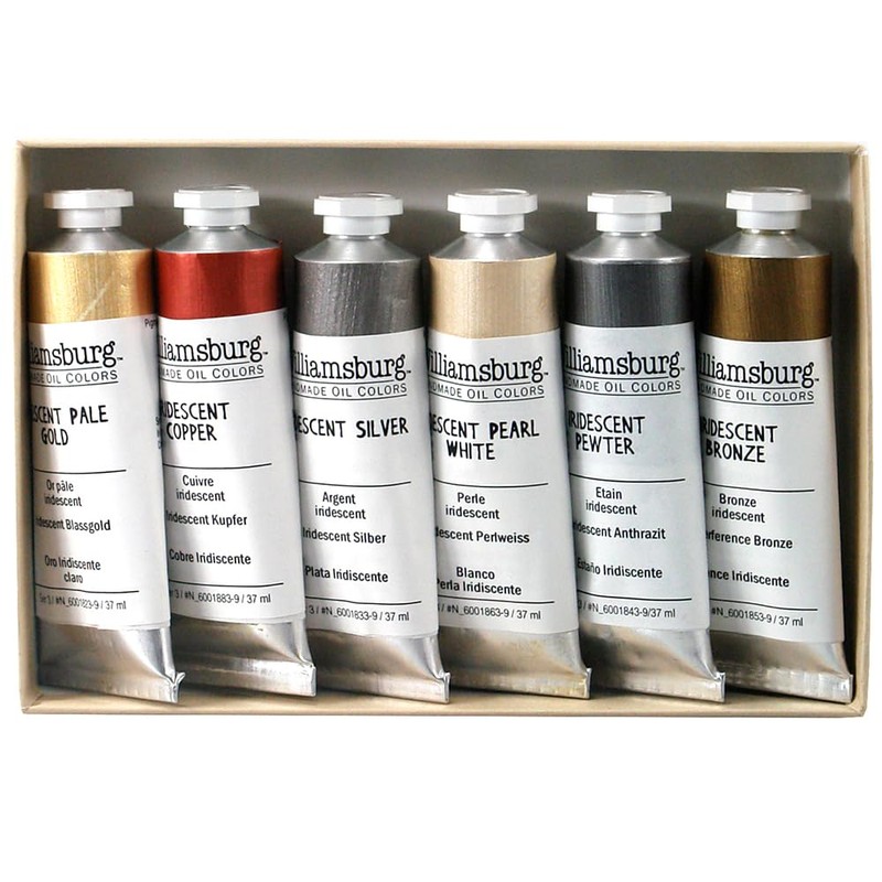 Williamsburg Artist Oil Colors by GOLDEN, Selected Iridescents Set