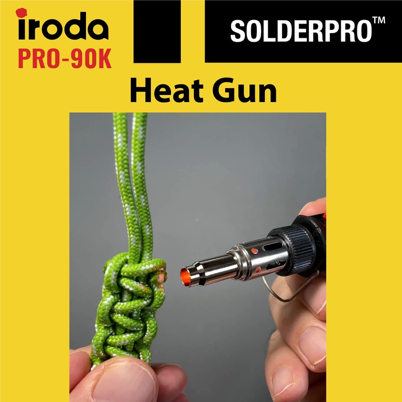 IRODA SolderPro 90K Professional Butane Soldering Kit Cordless 3-in-1 Tool