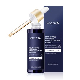 RAZUYEN Peptides Serum for Face, Anti Aging Serum with Collagen, Peptides and B5, Helps to Remove Fine Lines and Wrinkles, Hydrating Serum, (1.01 Fl.Oz, 30ml)