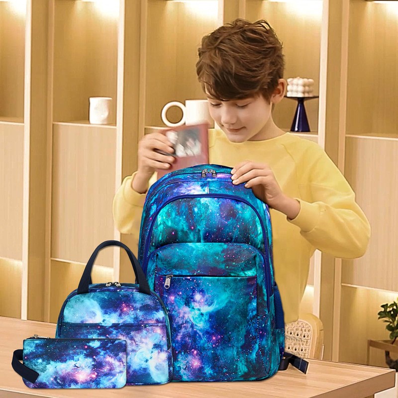 LEDAOU Backpack for Teen Boys Girls School Bags Kids Bookbags