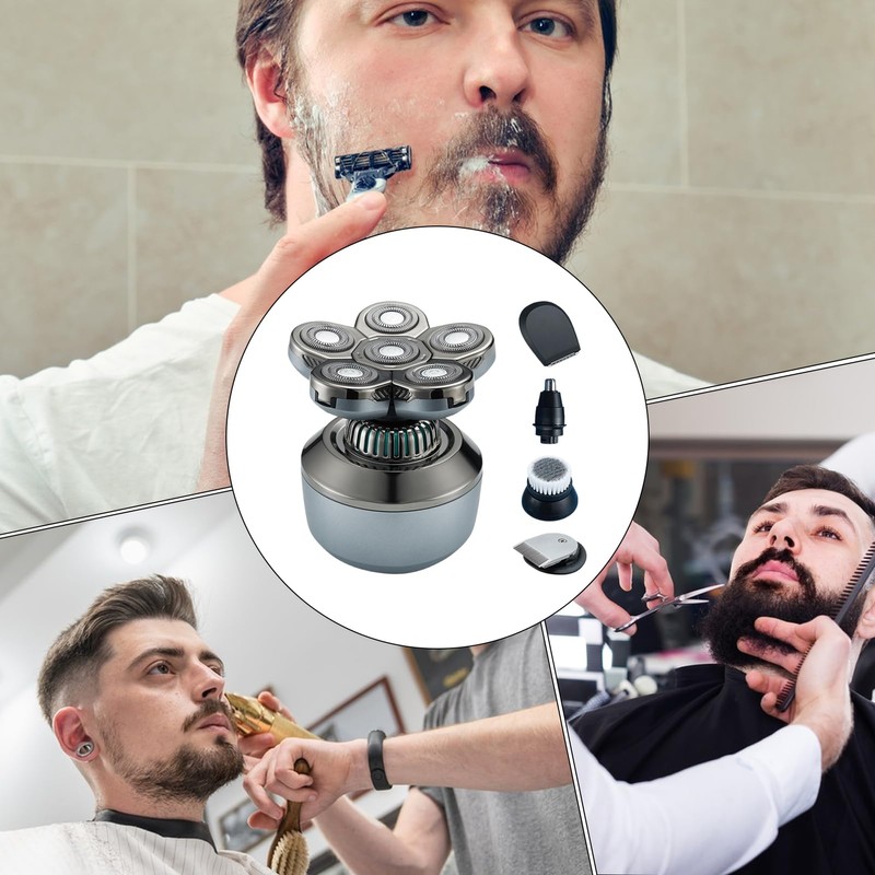 Head Shaver - Face Shaver,Cordless Device Waterproof Wet and Dry