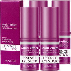 4PC Bálsamo Multi-Volumen con Calcio y Colágeno, Barra De Cuidado De Ojos, Barra Hidratante Antiarrugas para Ojos, Extracto de Elastina para Piel Firme y Suave, Apta para Ojos, Cuello y Rostro (4PC)
