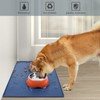 VIVAGLORY Dog Food Mat, Cat Dog Feeding Mat, Waterproof Non-Slip
