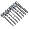 US Pro 1373 8pc 3/8''dr Star Bit Socket, Long Torx