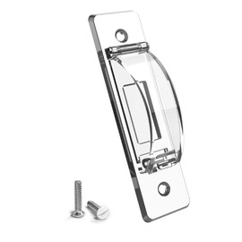 Light Switch Cover, ILIVABLE Child Proof Light Switch Guard Protects Your Lights from being Accidentally Turned On or Off by Children and Adults (Clear, 1 Pack)