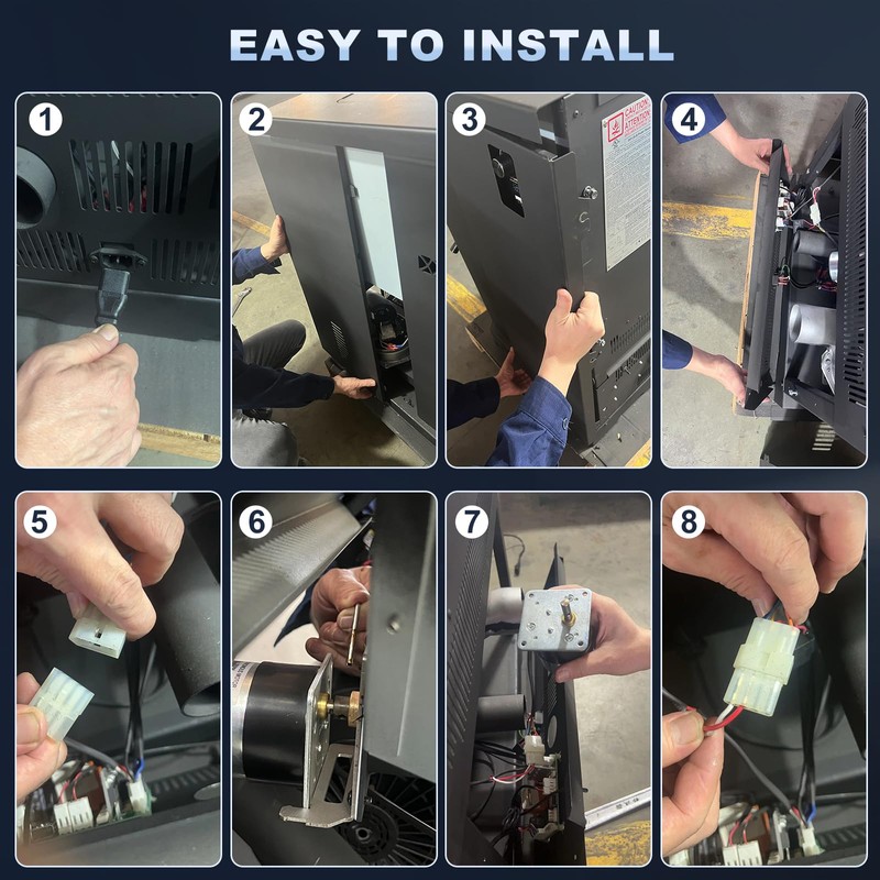 Feed Motor Replacement for Pelpro & Pleasant Hearth Pellet Stoves,