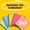 3M Post-it 5PK Notas Adhesivas Super Sticky 3x3 colección Summer