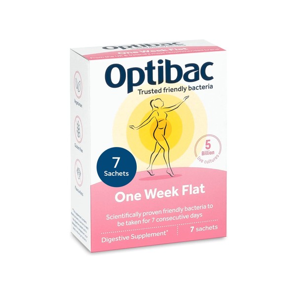 OptiBac One Week Flat, 7 Sachets