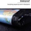 Transparent Hiking Map Pouch with 2 Additional Straps Waterproof TPU