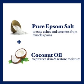 Exfoliante corporal Dr. Teal's coconut oil salt scrub 454 g