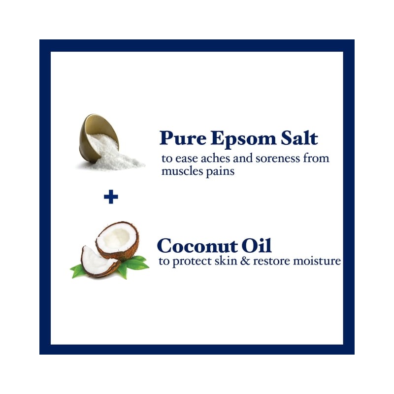 Exfoliante corporal Dr. Teal's coconut oil salt scrub 454 g