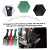 Gatuida 3pcs Plastic Hair Comb for Curly Thick Hair Afro