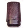 Cigar Holder With Cutter Pocket (3 Cigars)