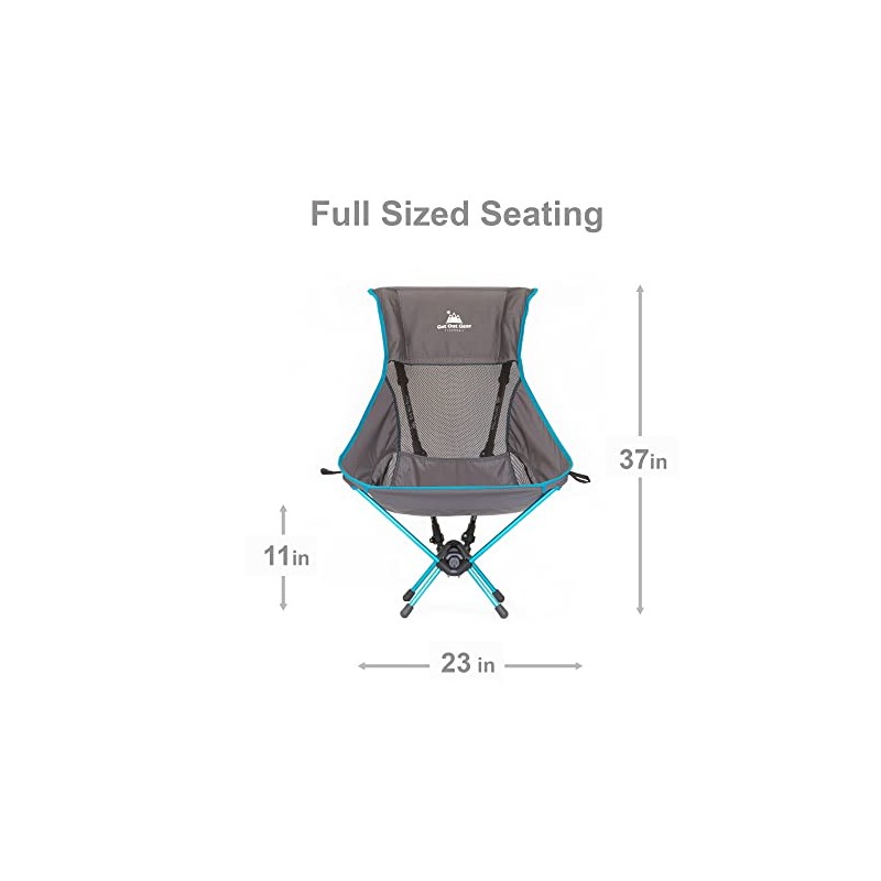 Get Out Gear TrekChair High-Back Ultralight Backpacking Chair - Chair