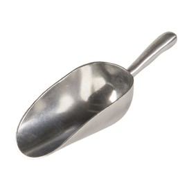 Update International AS-38 38-Ounce Aluminum Scoop, Silver