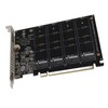 Adapter Card 4 Port M.2 NVMe SSD to PCIE X16