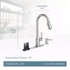 Moen Milton Single-Handle Pull Down Sprayer Kitchen Faucet with Reflex