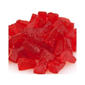 Red Pineapple Wedges Candied Fruit Glaze 2 pounds