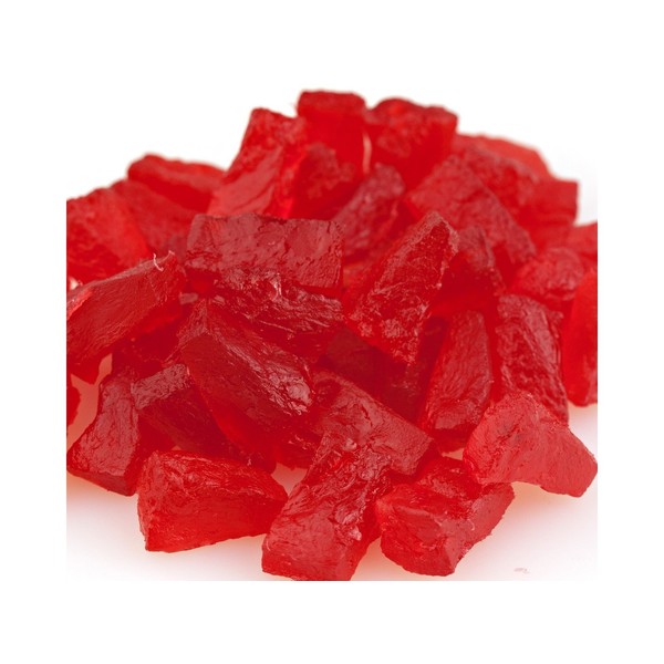 Red Pineapple Wedges Candied Fruit Glaze 2 pounds