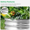 JERIA Raised Garden Bed,Galvanized Raised 2×2×1ft Planter Boxes Outdoor with