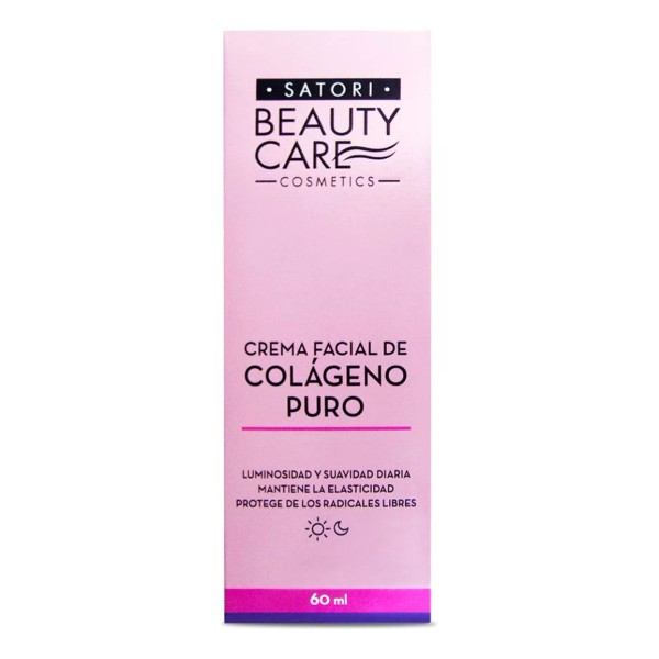 Beauty Care Crema Facial Colágeno Puro Vitamina Satori Beauty Care 60ml Tipo de piel Piel delicada