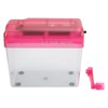 Fdit Manual Shredder, Mini Portable ABS Paper Shredder, Transparent Design,