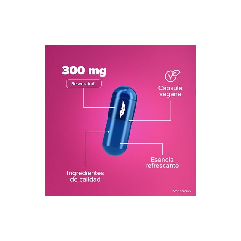 Birdman Resveratrol 300 mg | Antioxidante Natural | Sin Aditivos