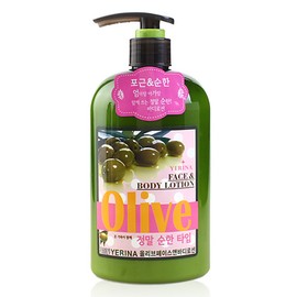 Yerina Olive Face &amp; Body Lotion (really mild type) 380ml / 예리나 올리브 페이스 앤 바디로션(정말 순한타입) 380ml