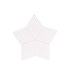 Vaessen Creative Plastic Canvas, Star-Shaped, 7 Count, Flexible Mesh Sheets