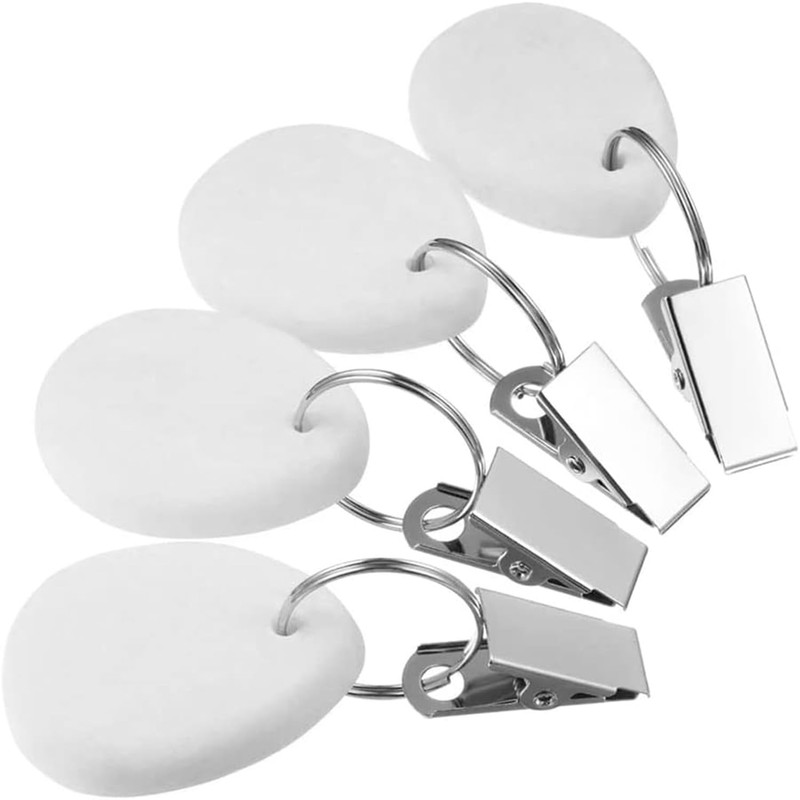 MEZOKUCEL Tablecloth Weights Hangers,8 Pcs Tear Drop Marble tablecover Weights,