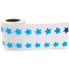Metallic Blue Star Shape Stickers 0.50 Inch 1,000 Adhesive Labels