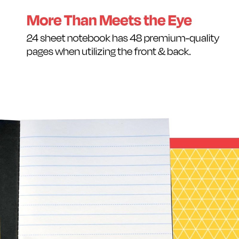 School Smart Skip-A-Line Ruled Composition Book, Grade 1, Green, 48