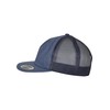 Flexfit Denim Trucker Baseball Cap, Blue Raw, One Size