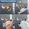 SOMDARHK High Pressure Shower Head: Rain Fixed Shower Heads with