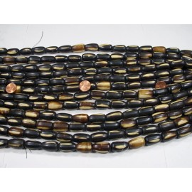 12 Strands 15" Bone Look Resin Beads India Arts and Crafts Bulk Lot (FTC-64)