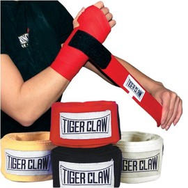 Tiger Claw Professional 180" Cloth Hand Wraps - Natural Color