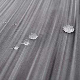 Xlabor Colour Gradient Shower Curtain 240 x 200 cm Waterproof Anti-Mould Fabric for Bathroom Green 180 x 200 cm