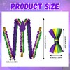 Alovez Sequin Braces Set Glitter Bow Tie Black Y Clip