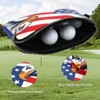 GOLTERS Golf Pouch Bag with Built-in Valuables Compartment Golf Tee