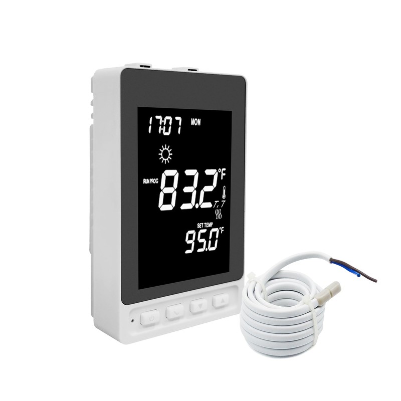 SASWELL Programmable Thermostat for Electric Floor Heating, Digital Thermostat for
