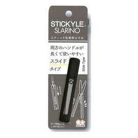 サンスター文具 携帯ハサミ スティッキール スラリノ ブラック S3720004