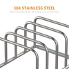 KORRTFID Cutting Board Organizer Stand Holder,304 Stainless Steel Chopping Board