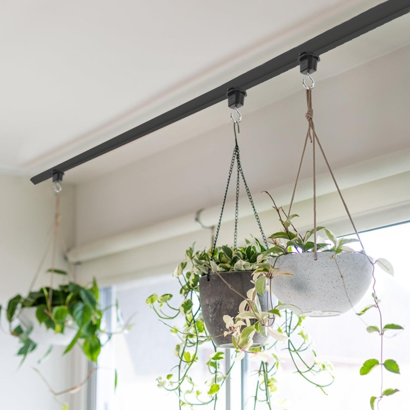 Pispoer Hanging Hooks for Duct Rails, Lighting Fixture Wiring, Shop