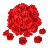 60 Cabezas Flores Rojo Rosa Decor Artificial Boda Fiesta 7cm