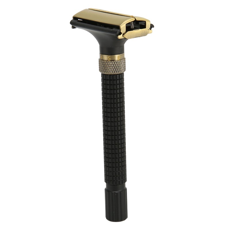 Double Edge Safety Trimmer Reusable Slip Resistant Metal Men Safety