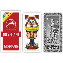Modiano Regional Trevigiane Playing Cards 100% Plastic