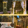 JMEXSUSS 300 LED Remote Control Curtain Lights, Plug in Fairy