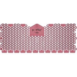 P-Wave 6 Pack Trough Urinal Screen Splash Mats, Large Size Fits All Types Of Trough Urinals, Deodoriser & Odour Neutraliser, Long Lasting, Anti-Splash Mats with Slanted Bristle, Spiced Apple