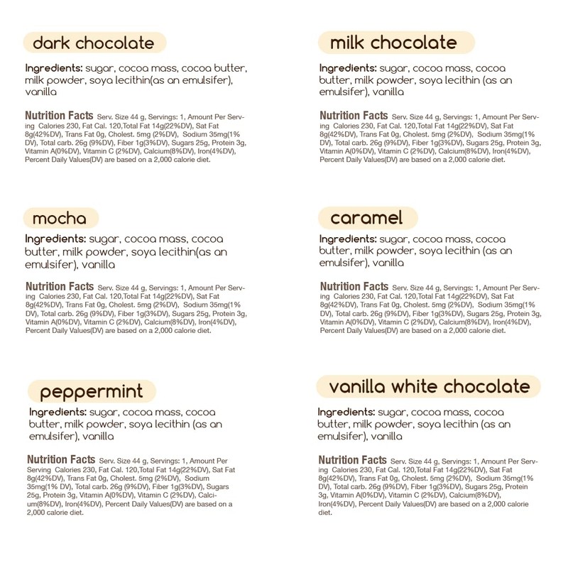 Popbar - Hot Chocolate Sticks - 6 Pack Variety Gift